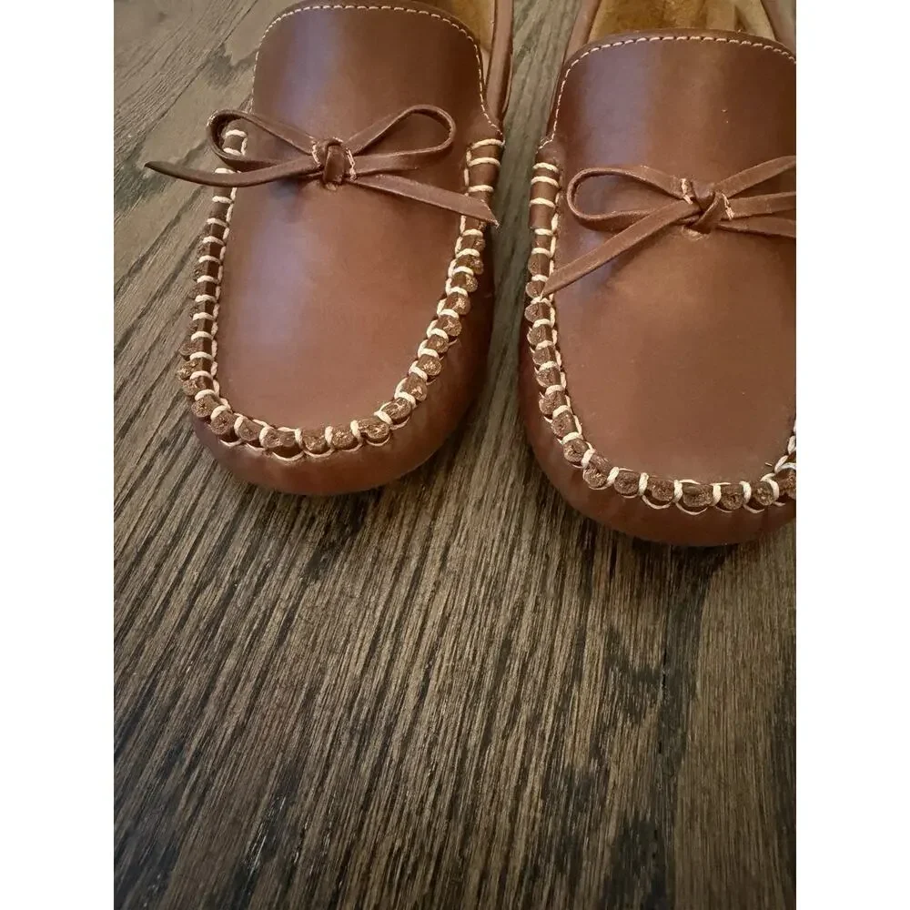 Elephantito Loafers, Natural Tan Little Kids Sz 10c